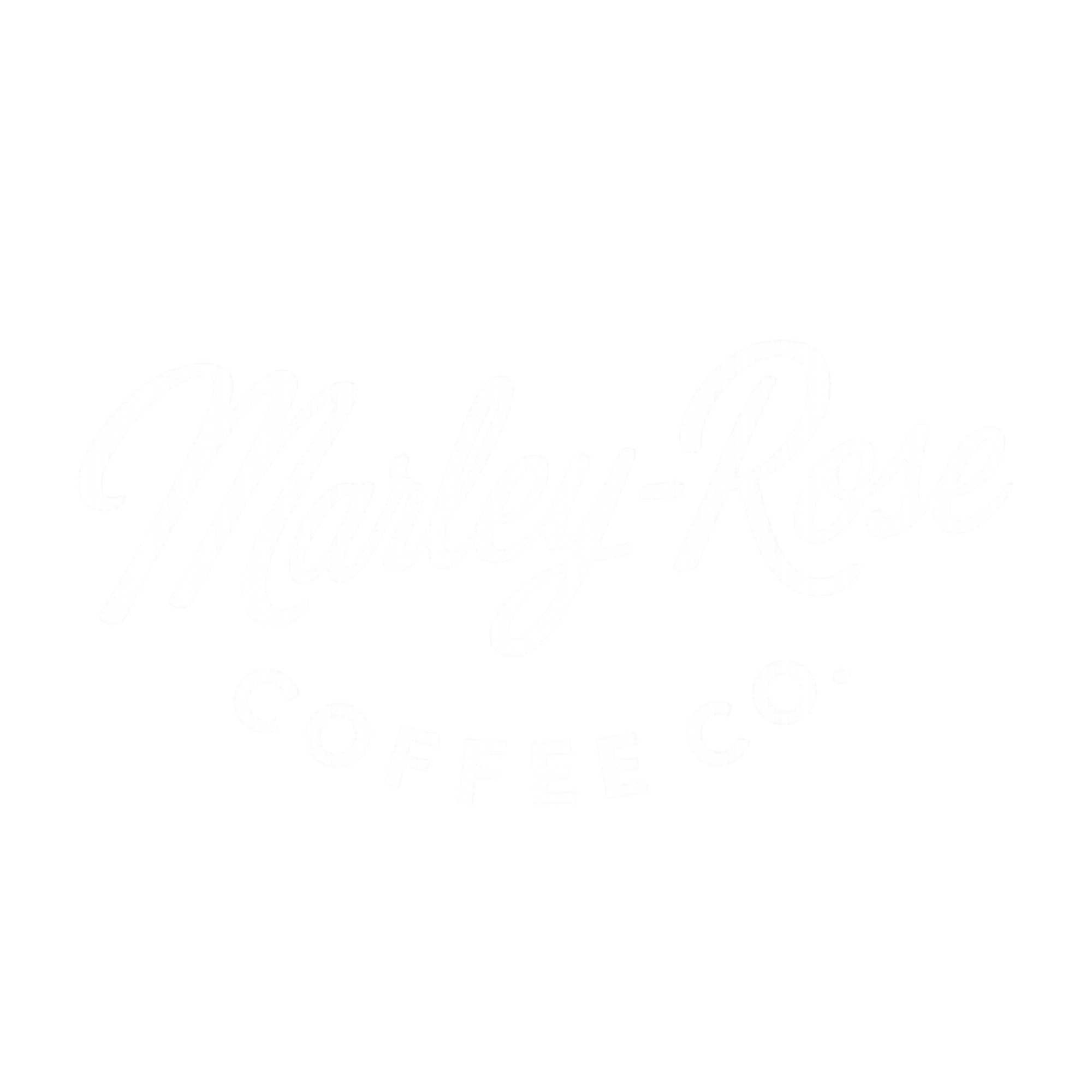 Marley-Rose Logo White Marley-Rose Coffee Co logo