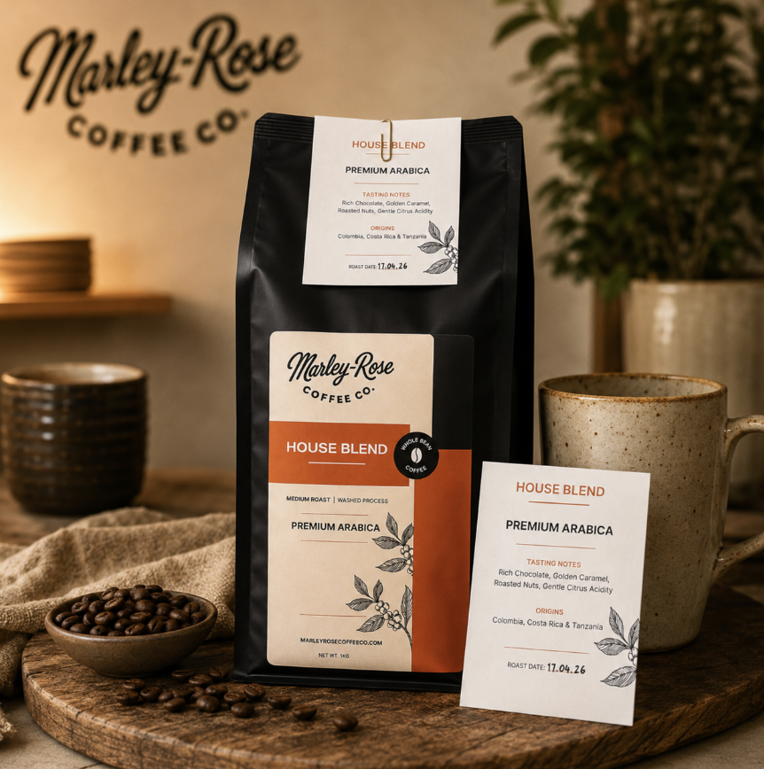 Marley-Rose House Blend artisan coffee